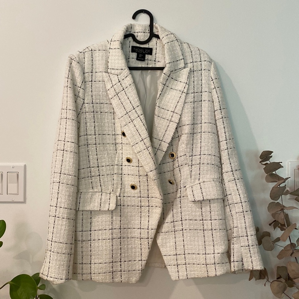 Rachel Zoe white blazer
